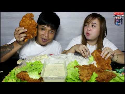 Super Katsu x Alfredo Sauce na PINANGSABAW SA KANIN Mukbang