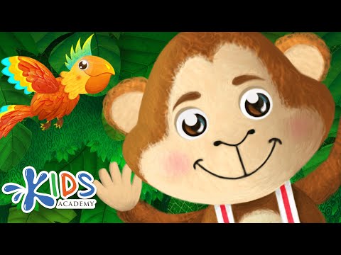 Five Little Monkeys | Nursery Rhymes for Children | Songs for Kids