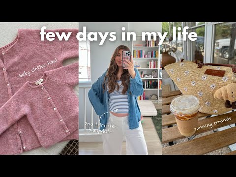 few days in my life: catching up, car chit chats, baby girl clothes haul, + nursery updates