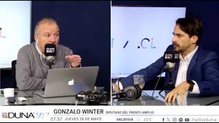 Gonzalo Winter en Radio Duna: Quiroz actúa como operador político, no como ministro de Hacienda