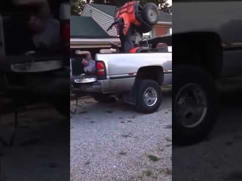 How to load your atv in the back of your truck