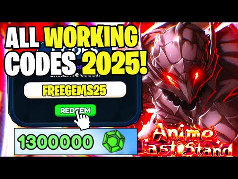 *NEW* ALL WORKING CODES FOR ANIME LAST STAND IN 2025! ROBLOX ANIME LAST STAND CODES