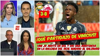 Vinicius Jr DESLUMBRA en el Real Madrid de XABI ALONSO. GOL Y ASISTENCIA vs Salzburg | Exclusivos