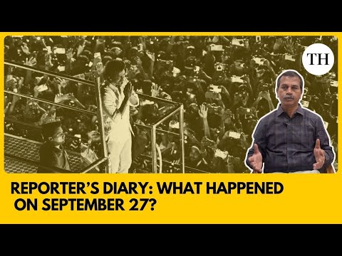 YouTube video thumbnail: Karur Stampede: What Happened on September 27? 