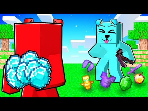 UDAJE NOOBA a POTEM POKAZUJE MOJE DIAMENTY w Minecraft!