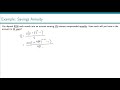 Exploring Savings Annuity Concepts
