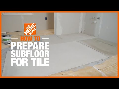 A Suloor For Tile Installation, How To Prepare Floor For Tile