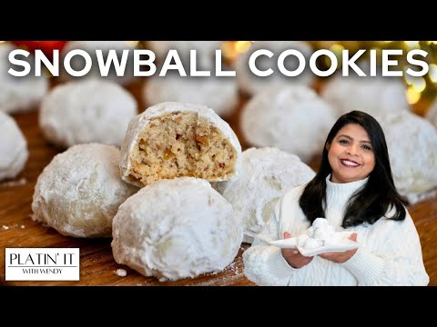 Super EASY Snowball Cookies | Pecan Balls | Mexican Wedding Cookies