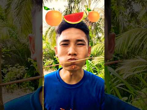 Sulap Emoji🍊🍉🍊 | Mouth Emoji Magic 😲✨️#shorts #reverse #makansesuaiemoji #trending #satisfying #food