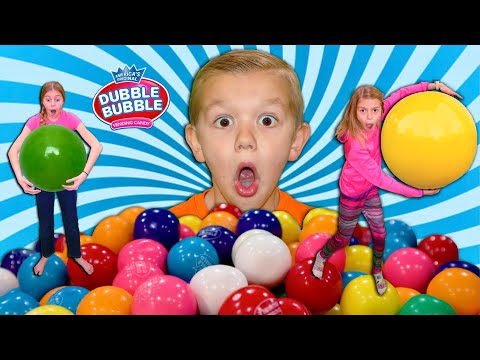 Sisters Got ShRunk Inside A Bubble GumBall Machine!