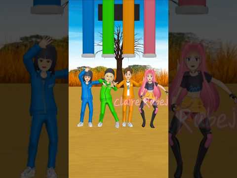 Choose Right Color SAKURA SquidGame #sakuraschoolsimulator #shorts #sakura #ytshorts