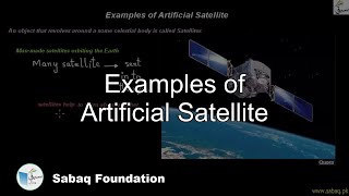 Examples of Artificial Satellite