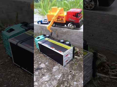 Evacuation of careless truck that fell into ravine 🚛 #truck #car #shorts
