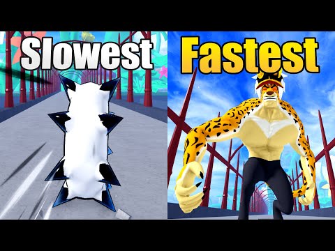 🐆 Slowest to Fastest Devil Fruits | Blox Fruits
