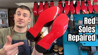 How we repair Christian Louboutin red soles