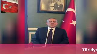Büyükelçi Ümit Yalçın'ın 29 Ekim Cumhuriyet Bayramı Tebrik Mesajı