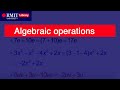 Algebraic Expressions and Operations
