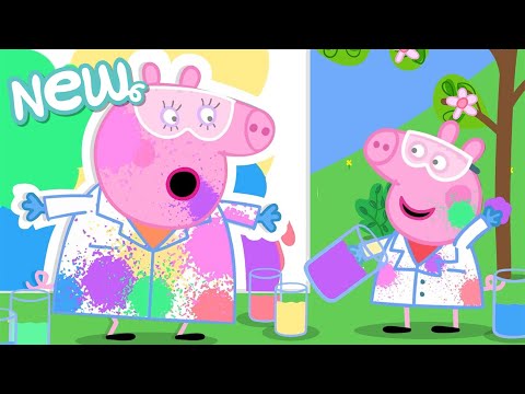 Peppa Pig Tales 🌈 BIG Paint Powder Party! 🎨 BRAND NEW Peppa Pig Episodes