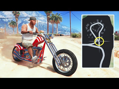 Ubicaciónes Ocultas de MOTOS en GTA 5 (Modo Historia)