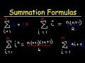 Summation and Series Concepts