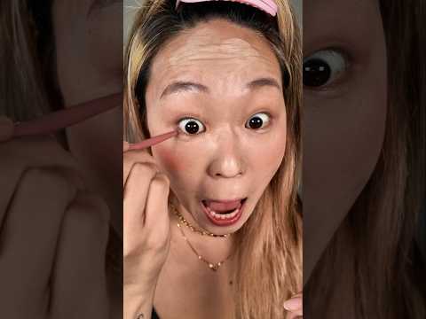 C'est une catastrophe 👺certains produits sont offerts #grwm #makeup #coréenne