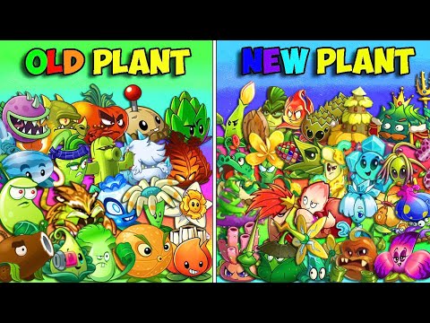 Team OLD Plants vs NEW Plants - Who Will Win - Pvz 2 Team Plant vs Team Plant