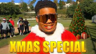 GABE CHOPPED OFF ALL HIS HAIR FOR CHRISTMAS! (Christmas Softball Special)