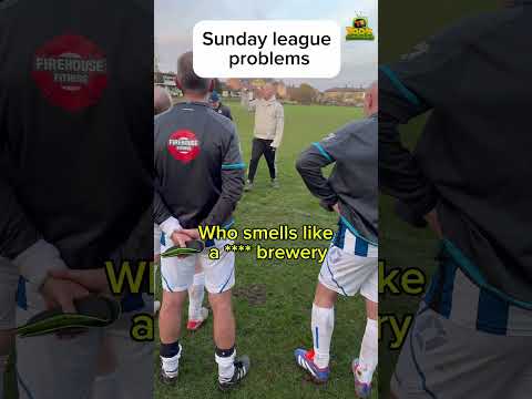 SUNDAY LEAGUE PROBLEMS 😂 #stevebracknall #comedy #footballbanter #funny #sundayleague #football