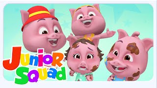 Rimas Infantiles de Cerditos 🐷 | Five Little Piggies en Español 1 Hora