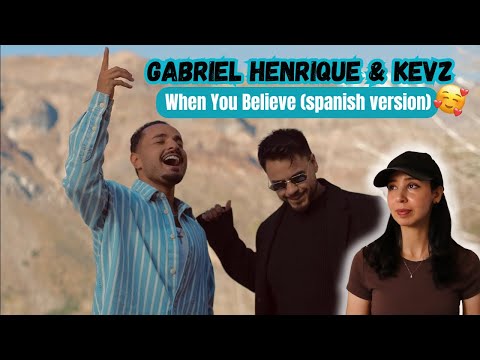 Gabriel Henrique & Kevz's Powerful 'When You Believe' Spanish Version | REACTION
