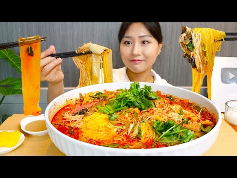 MUKBANG) 마라탕 한그릇🔥 국물 팍팍 퍼먹는 먹방 Malatang Real sound asmr eating