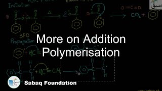 More on Addition Polymerisation