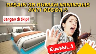 DESAIN 3D RUMAH MINIMALIS ANTI KECOA! | Tips ampuh, jangan di skip!!! #rumahminimalis #desain
