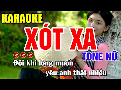 ✔ XÓT XA Karaoke Nhạc Sống Tone Nữ ( BEAT CHUẨN ) ► Bến Tình Karaoke