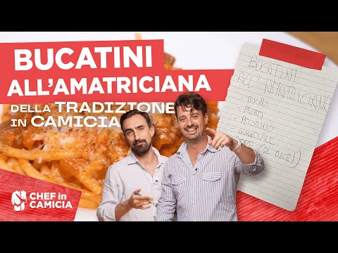 La ricetta della vera pasta all'Amatriciana | La Tradizione in Camicia - EP:3 | CHEF in CAMICIA