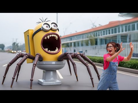 TOILETOR - Story of transformation (Minions Parody) in real life