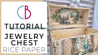 CiaoBella Rice Paper -  Jewelry Chest ‪‪‪@ellsartsyworkshop