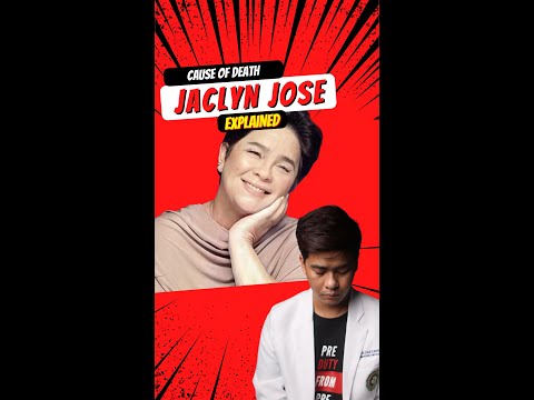 Dahilan ng Pagkamatay ni Jaclyn Jose, Alam na!