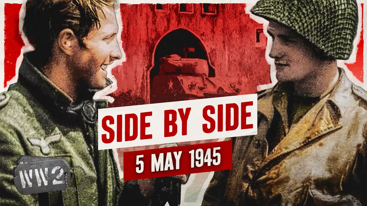 297B – Germans and Americans fighting side by side! – WW2 – May 5, 1945