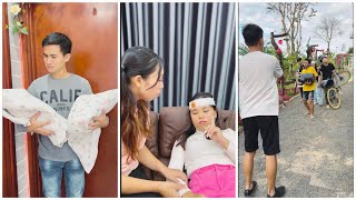 Biased father and 2 little baby 👶🏻😭 Zombie Plant in real life 🧟‍♀️‼️ #shorts by LNS