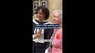 ''The best feeling in the world' - Parents react after seeing their child graduate from Oxford 🎓