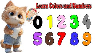 Learn Colors and Numbers with Yufi the Cat 🎨🔢 Fun Drawing for Kids #14