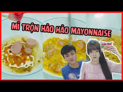 TIKTOK TREND | HƯƠNG VÀ HUY LẦN ĐẦU NẤU MÌ TÔM MAYONNAISE #Shorts