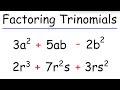 Factoring and GCF Problems