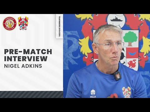 Pre Match | Nigel Adkins (Stevenage A - Emirates FA Cup)