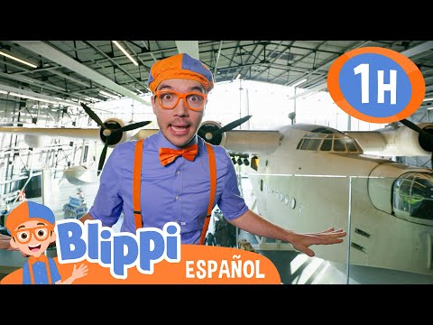 Blippi va al museo a ver aviónes 🛫 Blippi Español | Videos educativos para niños | Aprende y Juega