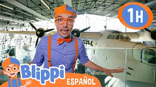 Blippi va al museo a ver aviónes 🛫 Blippi Español | Videos educativos para niños | Aprende y Juega