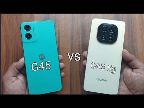 Moto G45 vs Realme C63 5G Speed Test Comparison? #moto G45 vs C63