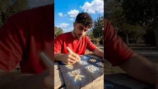 رسمت عالورق السحري😳