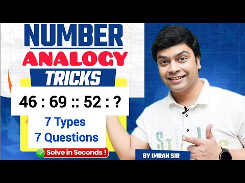 Number Analogy Tricks | Reasoning Tricks | Maths Tricks | imran sir maths